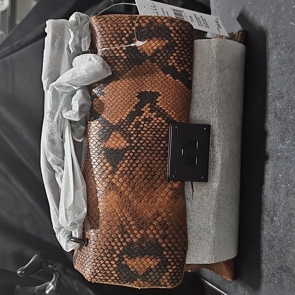 Nicole Miller Brown Crossbody Bag - Picture 2 of 8